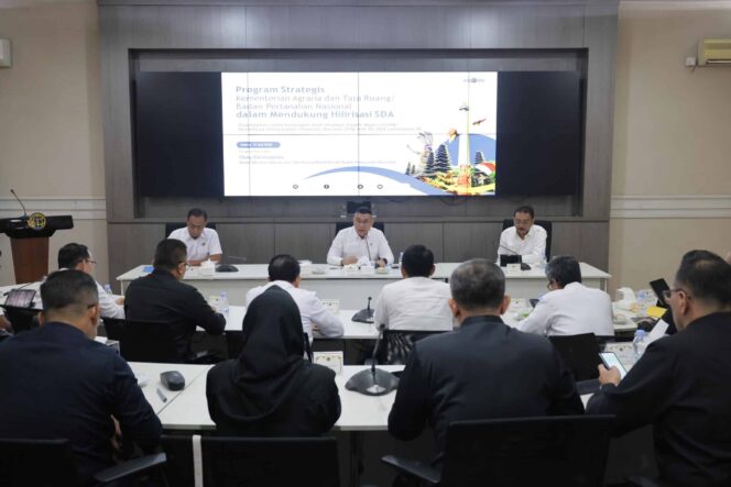 
					Terima Kunjungan P3N LEMHANNAS RI, Wamen Ossy Sampaikan Peran Kementerian ATR/BPN dalam Hilirisasi