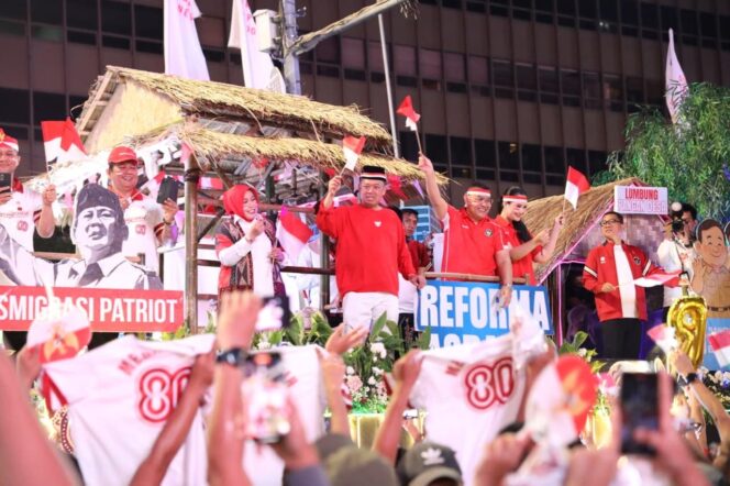 Menteri Nusron di Karnaval HUT ke-80 RI: Makna Kemerdekaan adalah Kedaulatan Rakyat