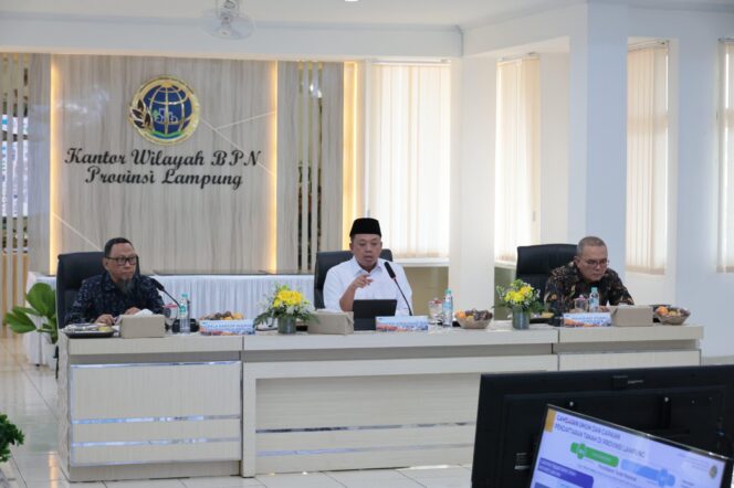 Dorong Pemetaan dan Pemanfaatan Lahan, Menteri Nusron: BPN Lampung Harus Tinggalkan Cara Lama