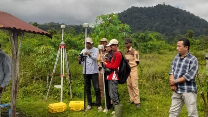 Kantah Solok Selatan Laksanakan Pengukuran Tanah Sekolah Rakyat (SR) di Area Golden