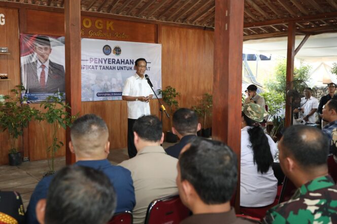 
					Apresiasi untuk ATR/BPN, Sri Sultan HB X Puji Penyerahan Sertifikat Tanah di Gunungkidul