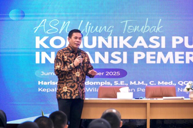 Berikan Arahan Latsar CPNS, Harison Mocodompis Tekankan Peran ASN sebagai Garda Depan Komunikasi Publik