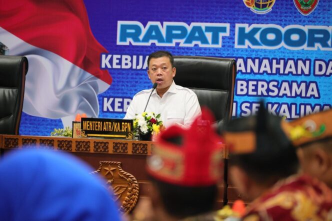 
					Cegah Tumpang Tindih Tanah, Menteri Nusron Dorong Pemda Kalteng Perbarui Sertifikat Lama